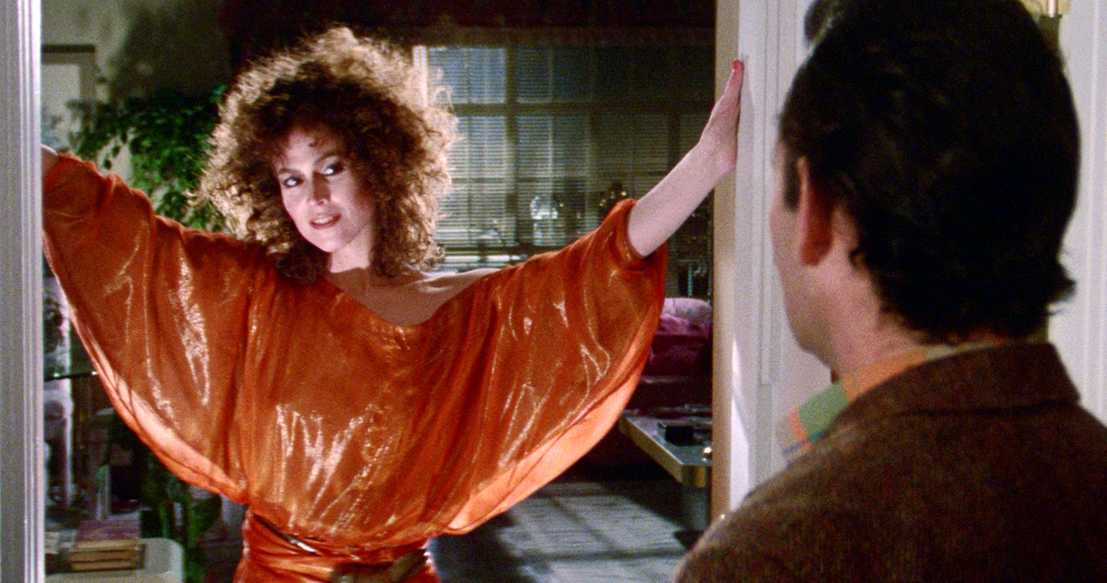 Dana talking to Peter.